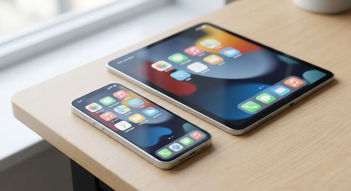 iPhone och iPad med mobil lobbyvy