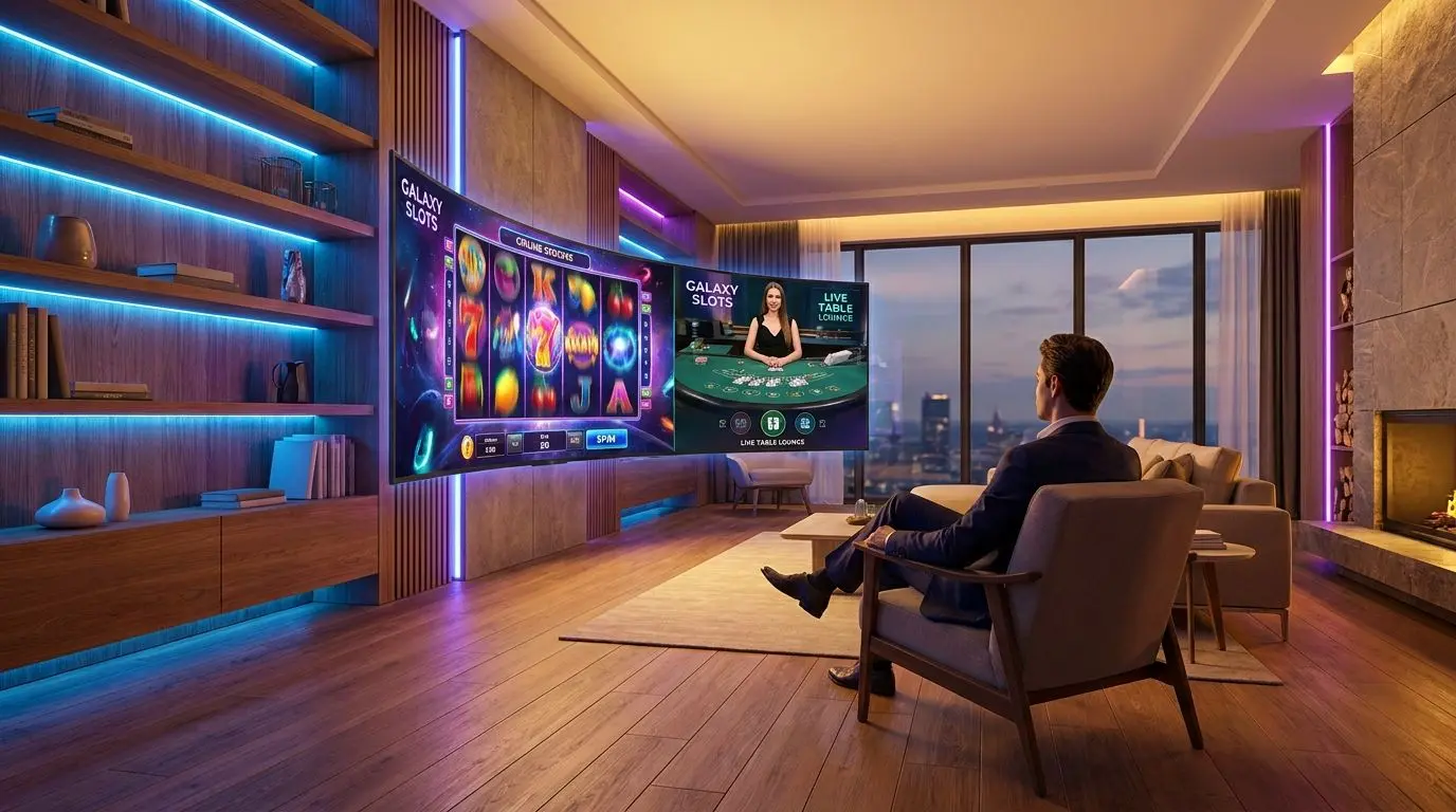 Spelare i premium online-miljö med high roller-stämning