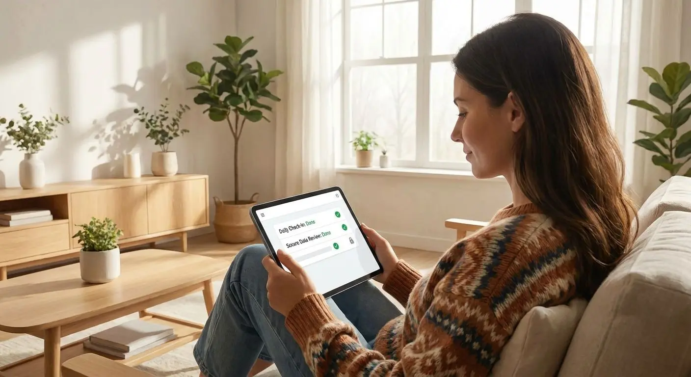 Checklista för att använda dina datarättigheter Spelare går igenom en checklista för dataskydd och kontoinställningar