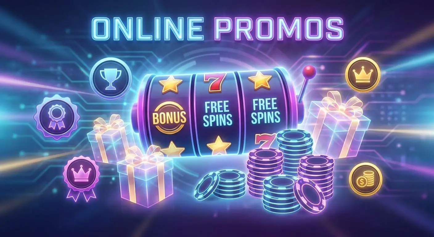 Illustration av olika typer av PlayOJO kampanjer med slots och presenter